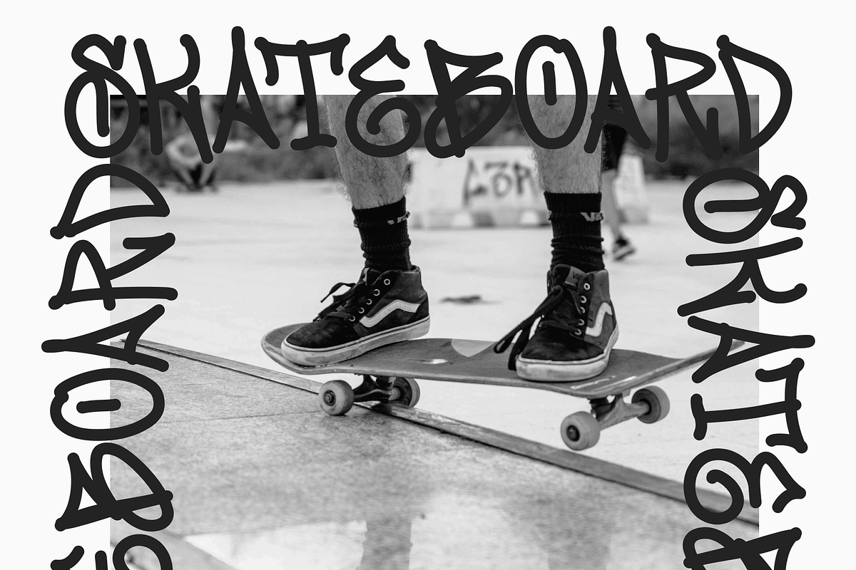 Jumpis Graffiti Typeface, a Handwritten Font by Fitrah Type (Photo 12 of 12)