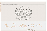 Logo Elements Collection | 50 pieces, a Decorative Illustration by amber&ink (Thumbnail 5 of 10)