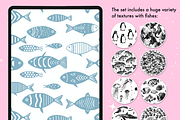 Procreate Ocean & Sea texture brush, a Brush Add-On by Revabrush (Thumbnail 3 of 5)