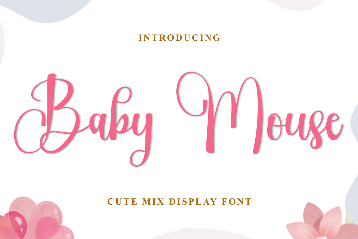 Baby Mouse, a Handwritten Font by FreshTypeINK (Photo 1 of 8)
