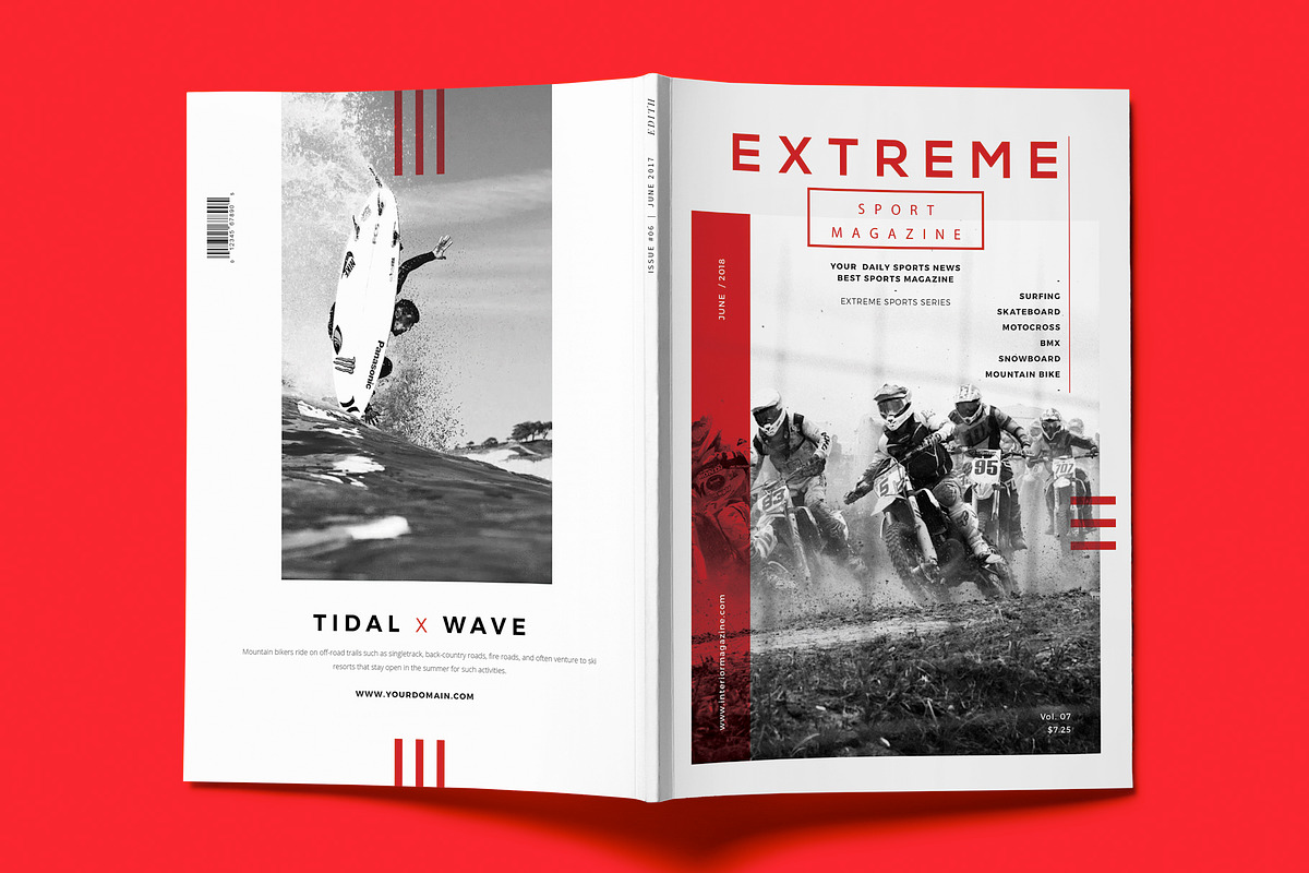 Sports Magazine, a Magazine Template by rubirubiko (Photo 9 of 9)