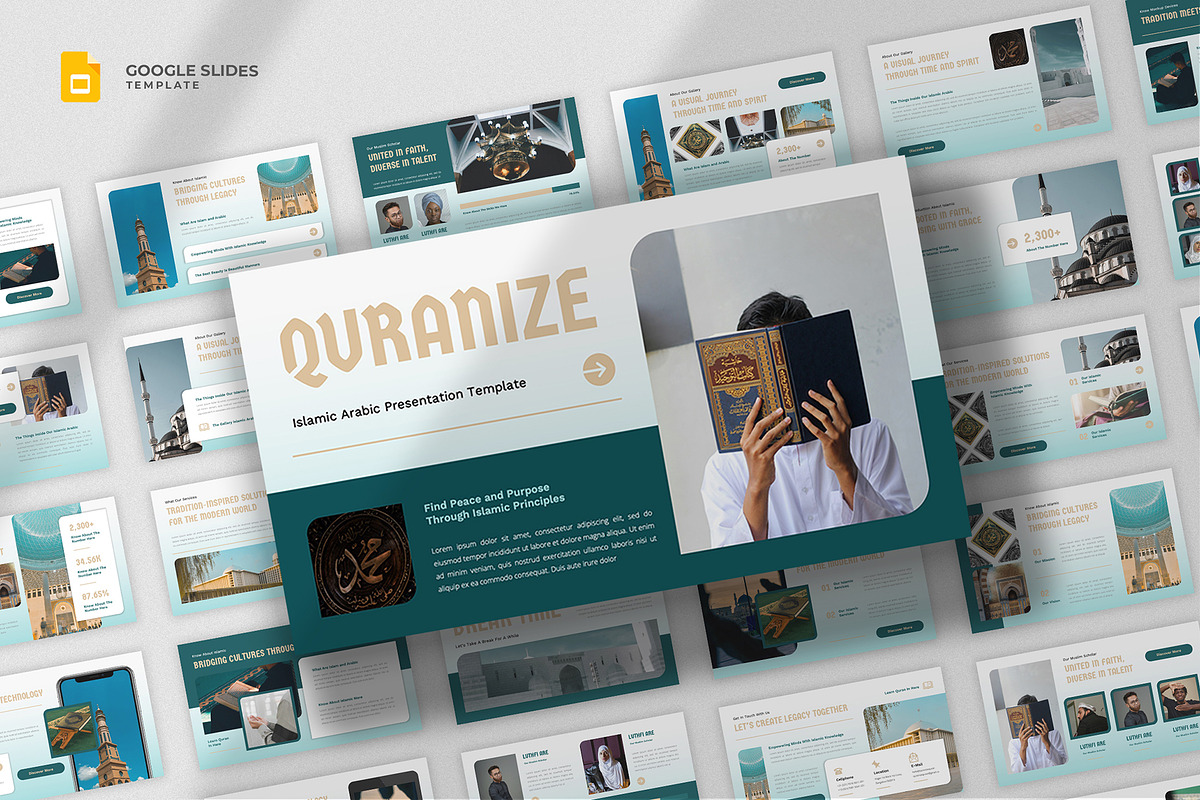 Islamic & Arabic Google Slides, a Presentation Template by fluffstudio (Photo 1 of 4)
