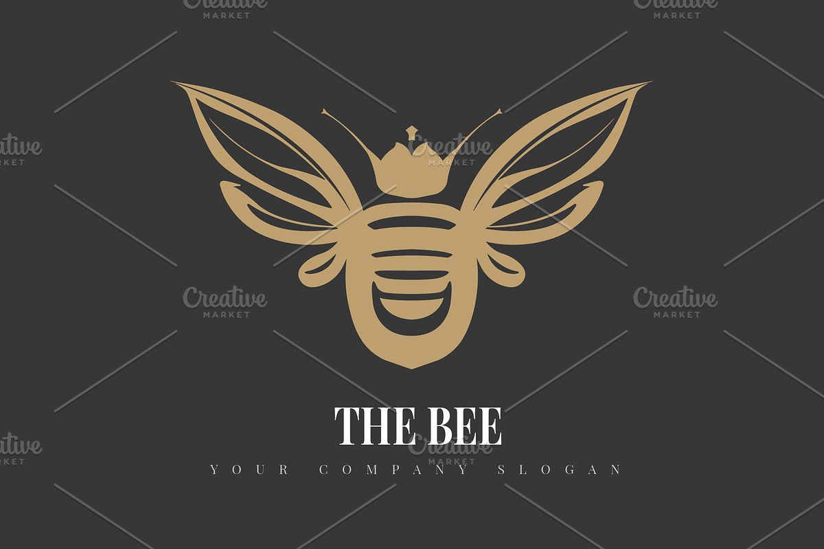 Bee Logo, Vector, a Branding & Logo Template by optimism (Photo 1 of 2)