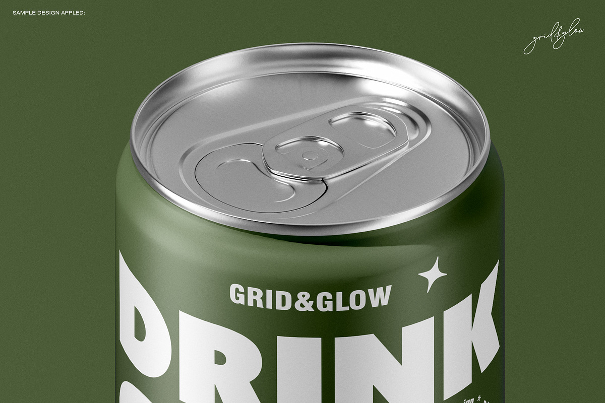Drink Sleek Can - 8.4oz / 250ml, a Packaging Mockup by Grid&Glow (Photo 6 of 7)