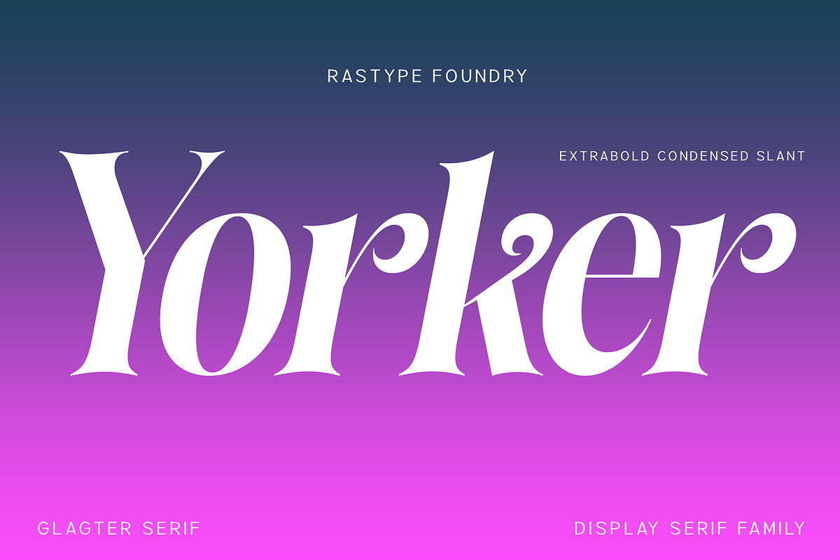Glagter Normal - Family Font, a Serif Font by Rastype (Photo 11 of 15)
