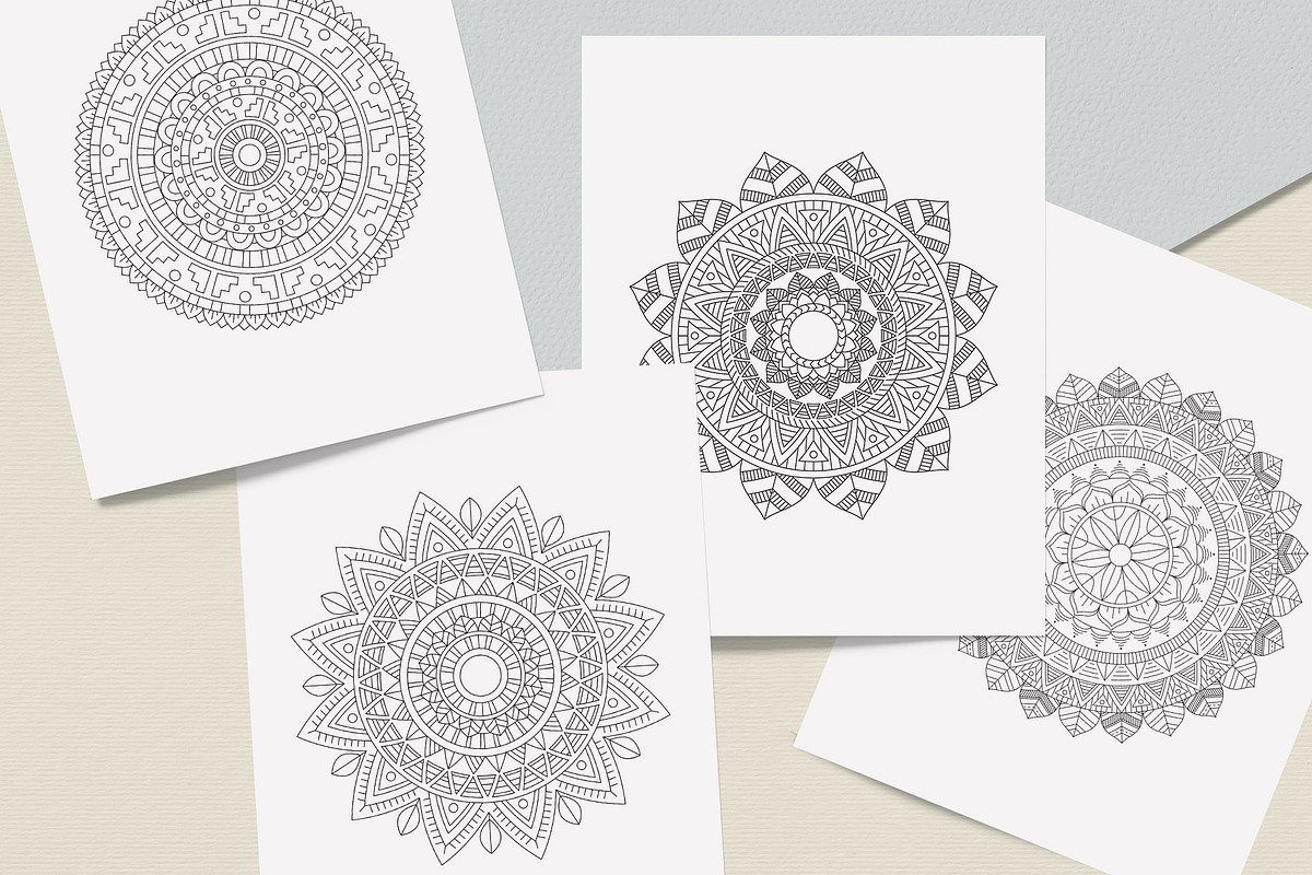 Ethnic Mandala Coloring Book, a Graphic by MISTstudioDesign (Photo 5 of 8)