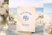 Guest Book Card Canva bd001, a Card Template by TyphoonStudio (Thumbnail 1 of 9)
