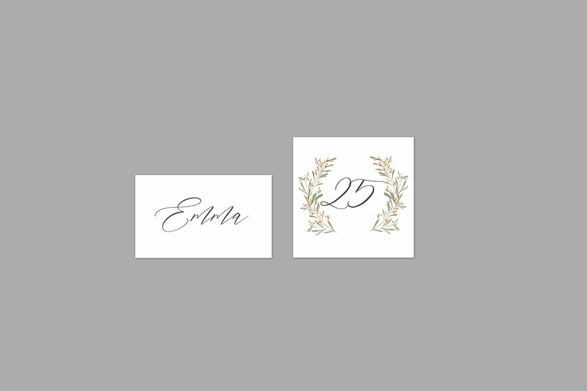 Elegant Botanical Wedding Stationery, an Invitation Template by McLittle Stock (Photo 3 of 6)