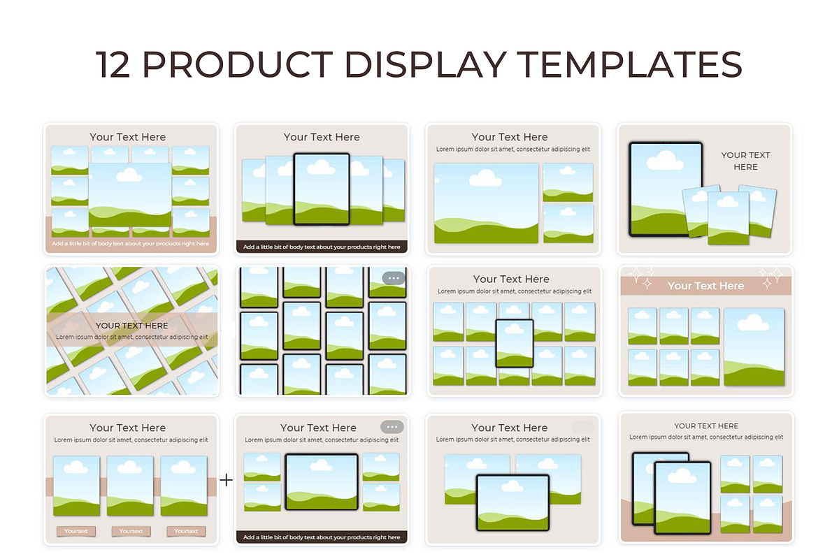 Printable Mockup Template US Letter, a Books & Magazine Mockup by NoemieDesigns (Photo 3 of 5)