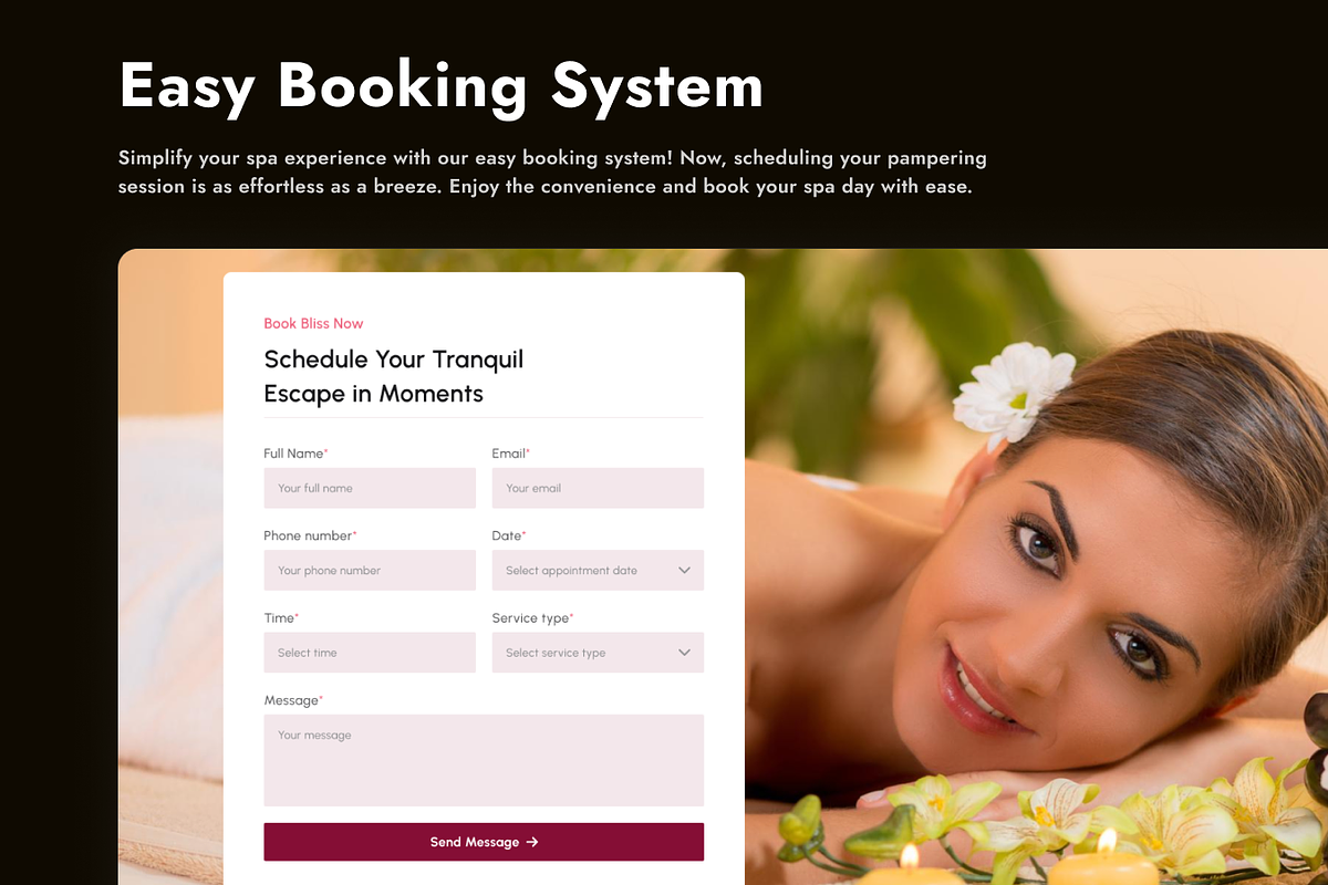 Beauty Spa - Wellness HTML Template, a HTML Template by TNCFlow (Photo 3 of 5)