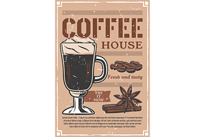 Coffee House, Retro Poster