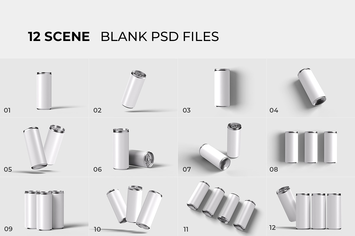 Soda Can Mockup, a Packaging Mockup by graphicpages (Photo 2 of 15)