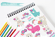 Spring Llamas, an Illustration by PrettyBundles (Thumbnail 3 of 5)