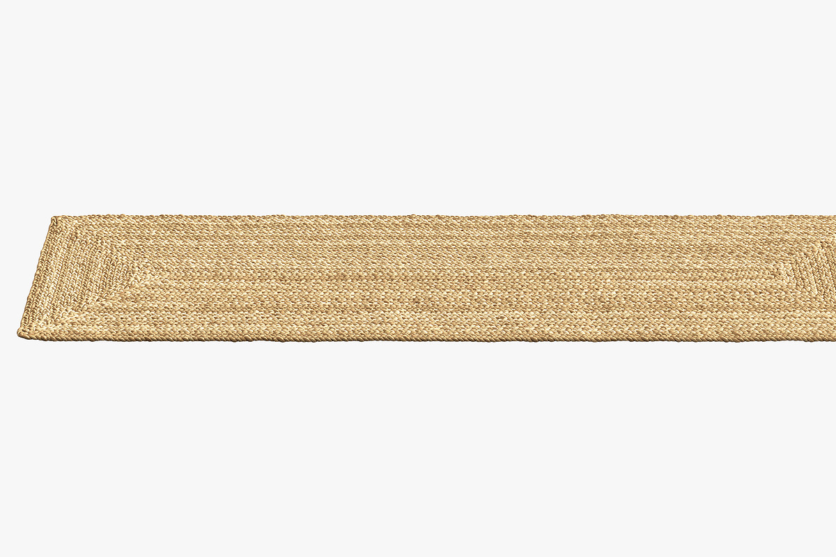 Dina Coastal Jute Rug Runner, a Furniture 3D Model by 3dmitruk (Photo 3 of 14)