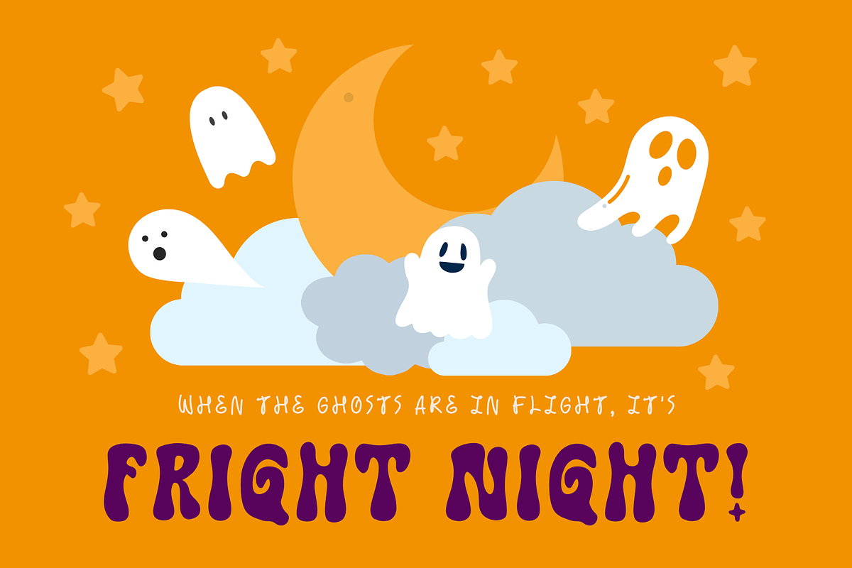 Retro Witch is a Halloween font duo, a Handwritten Font by Brown Cupple (Photo 5 of 13)