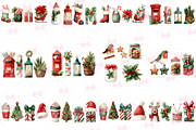Watercolor Christmas Designs, an Illustration by Markicha Art (Thumbnail 2 of 7)