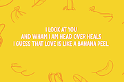 Banana Pastry - Brush Display Font, a Font by Fikryal Studio (Thumbnail 3 of 8)