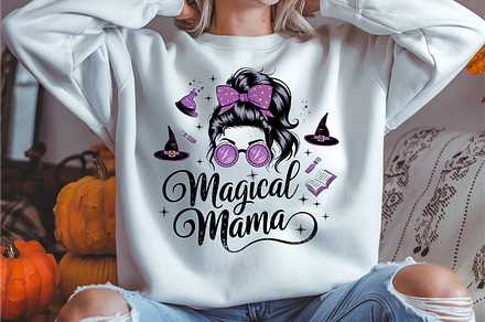 Magical Mama, T-Shirt Design - PNG