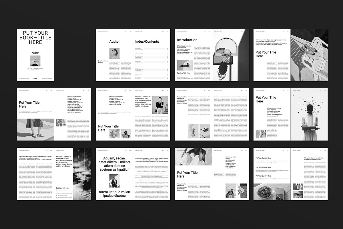 Book Title Layout Design Template, a Brochure Template by ElvinPrint (Photo 23 of 26)