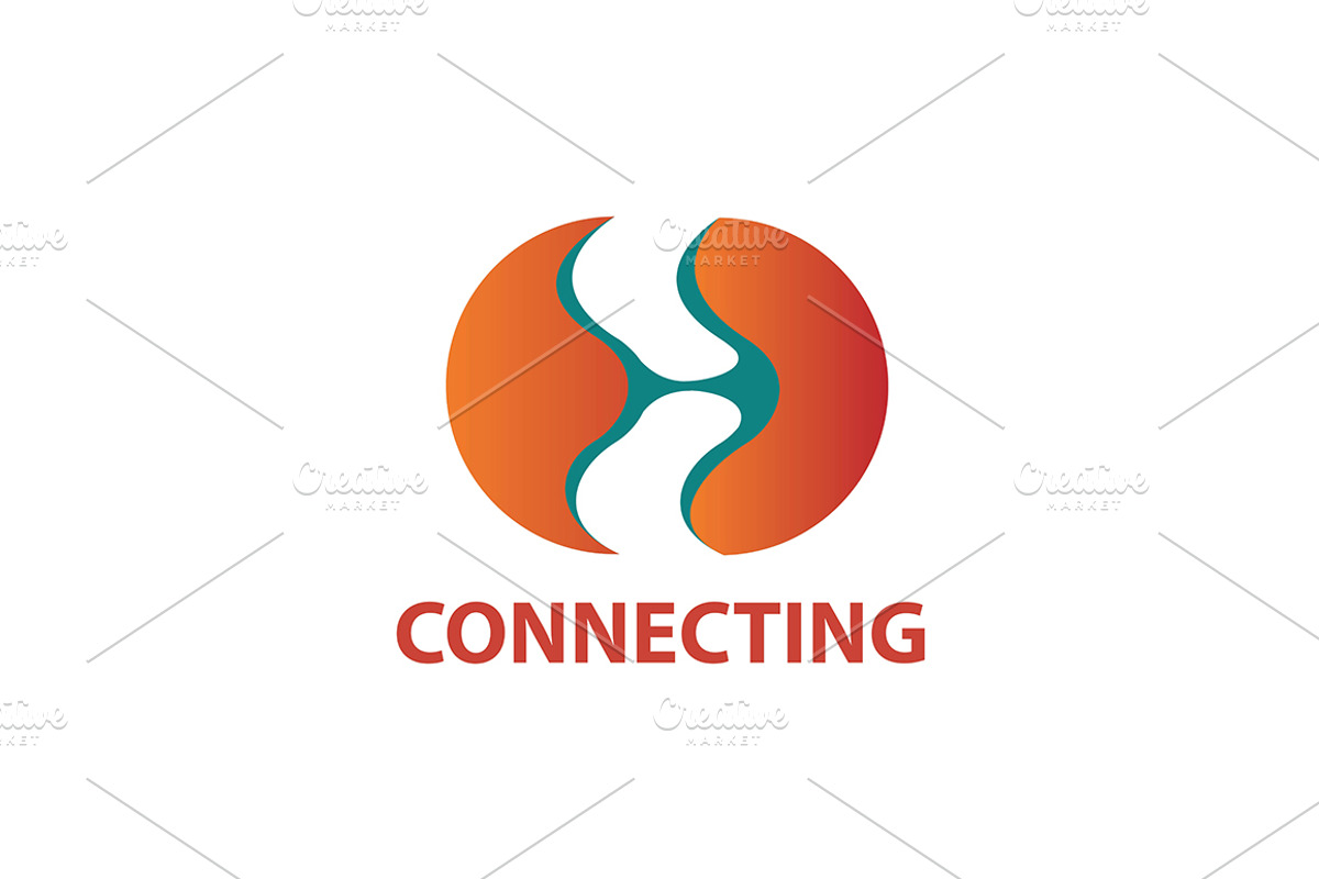 20 Logo Connecting Templates Bundle, a Branding & Logo Template by ...