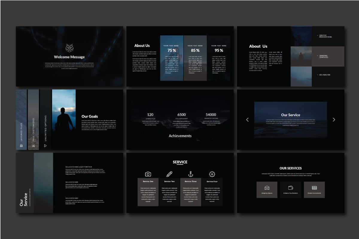 Malena Multipurpose Presentation, a Presentation Template by Defa Visual (Photo 2 of 9)