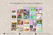 Spring Canva Pinterest Templates, a Social Media Template by Made by Melody (Thumbnail 3 of 6)