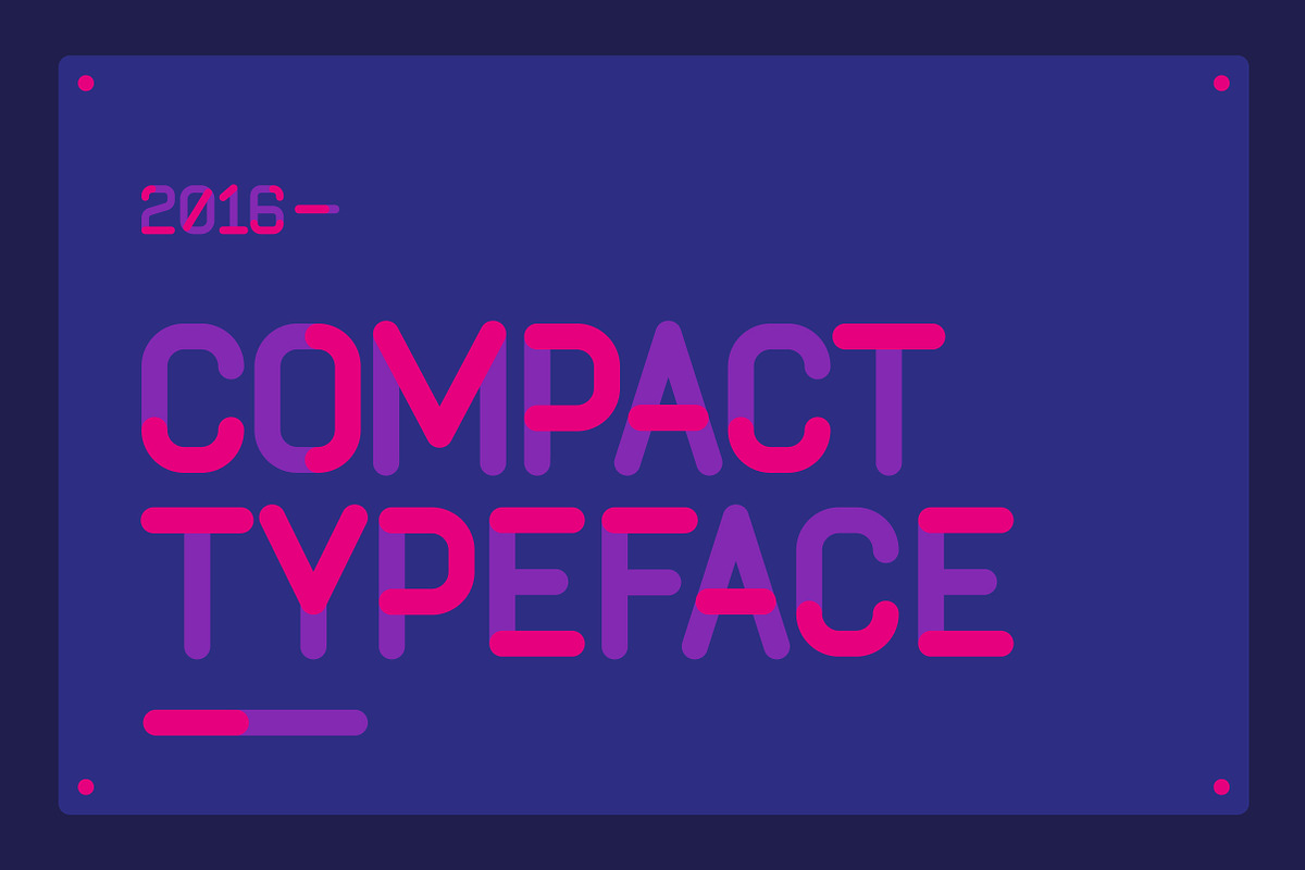 Compact Typeface