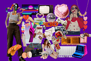 Valentine 90s Y2K Collage Kit, an Object Graphic by Anzhelika (Thumbnail 5 of 13)
