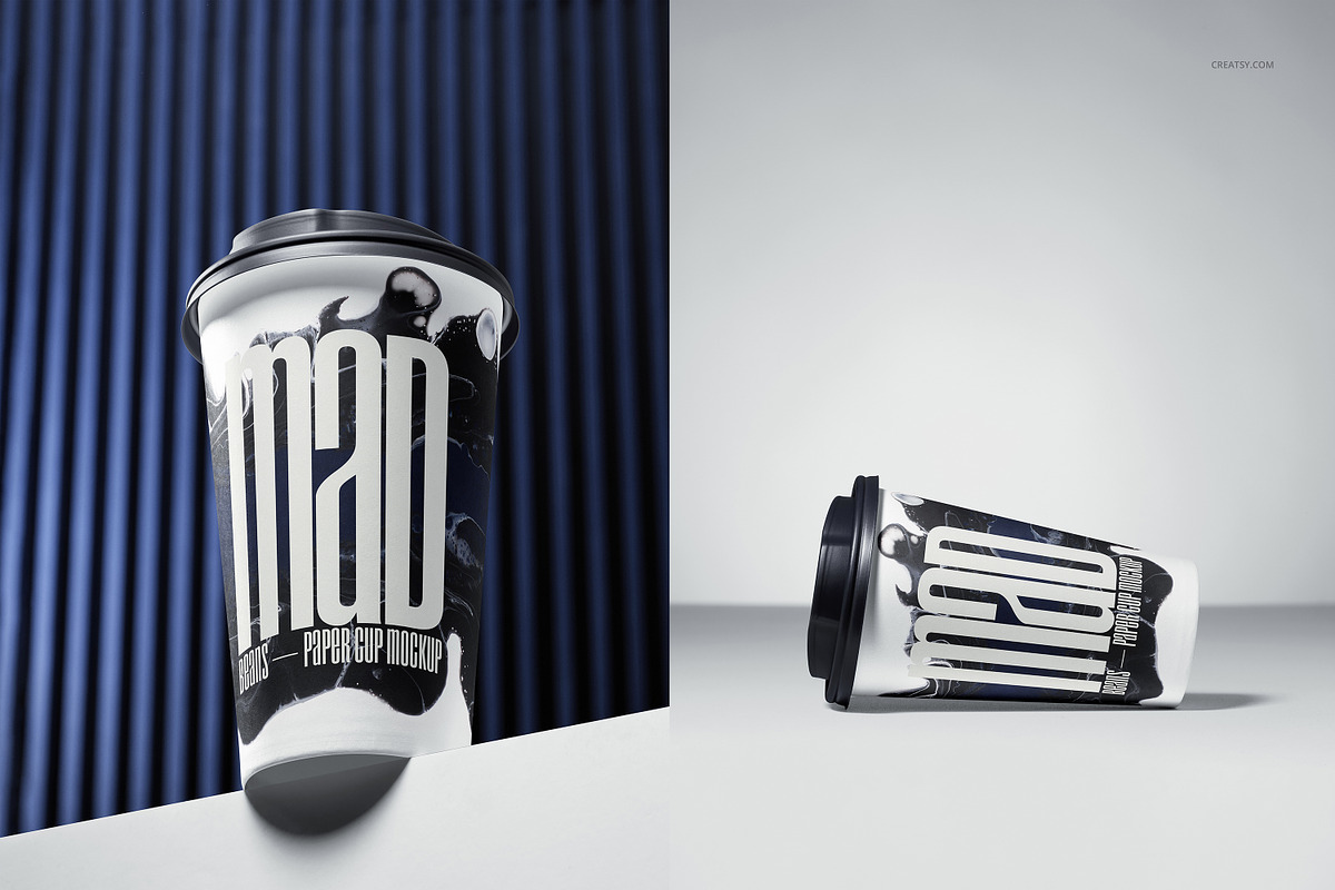 Paper Cup Mockup Set v.5, a Cups & Container Mockup by creatsy5 (Photo 5 of 11)