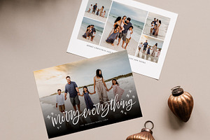 Christmas Card Template CD218