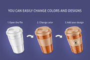 Reusable Coffee Cups Mockup Set, a Cups & Container Mockup by ShooShooShop (Thumbnail 4 of 6)