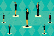 Business Concepts Bundle 02 Women, a Person Illustration by retrorocket (Thumbnail 3 of 16)