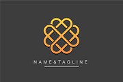 Elegant abstract monogram template, a Branding & Logo Template by WORAKAMON Design Studio (Thumbnail 3 of 5)