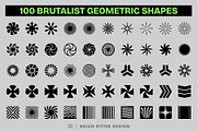 Brutalist Geometric Shapes, an Object Graphic by Brian Ritter Design (Thumbnail 4 of 4)