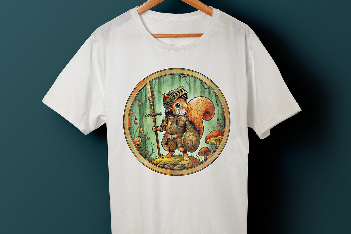 Watercolor Fantasy Creature, Squirel, an Animal Illustration by NStudio (Photo 7 of 9)