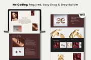 Wix Luxury Jewelry Store Website, a Wix Template by Sky Dore Design (Thumbnail 10 of 11)