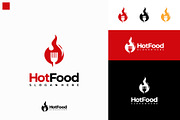 Set of Hot Food Logo designs concept, a Branding & Logo Template by Lucky Creative (Thumbnail 5 of 5)