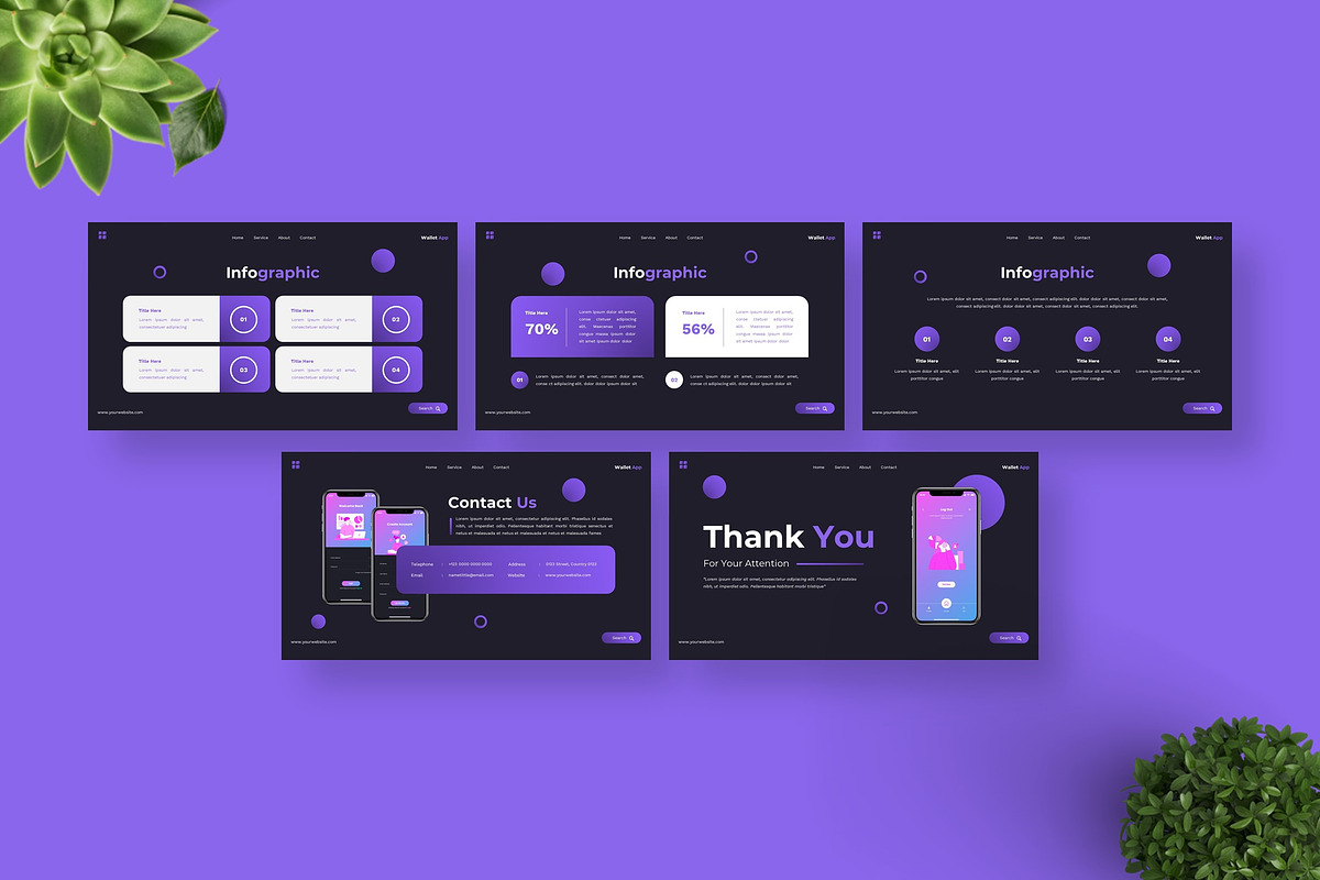 Wallet App - Keynote Templates, a Presentation Template by Deepslide Studio (Photo 6 of 6)