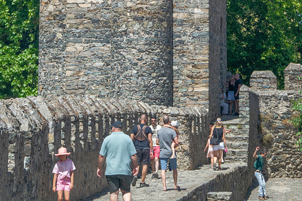 Braganca castle exterior, branganca, portugal