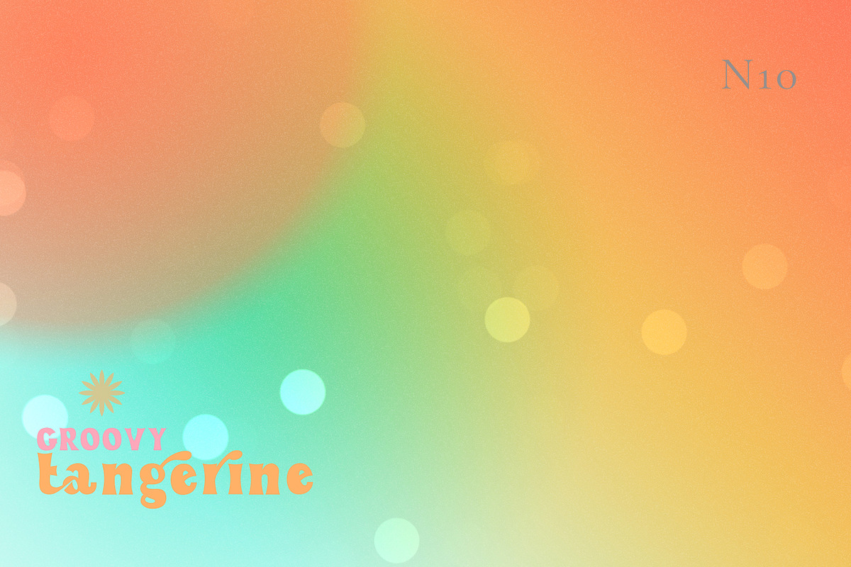Groovy Tangerine Bokeh Grainy, a Texture Graphic by Vintage Digital Textures (Photo 12 of 19)