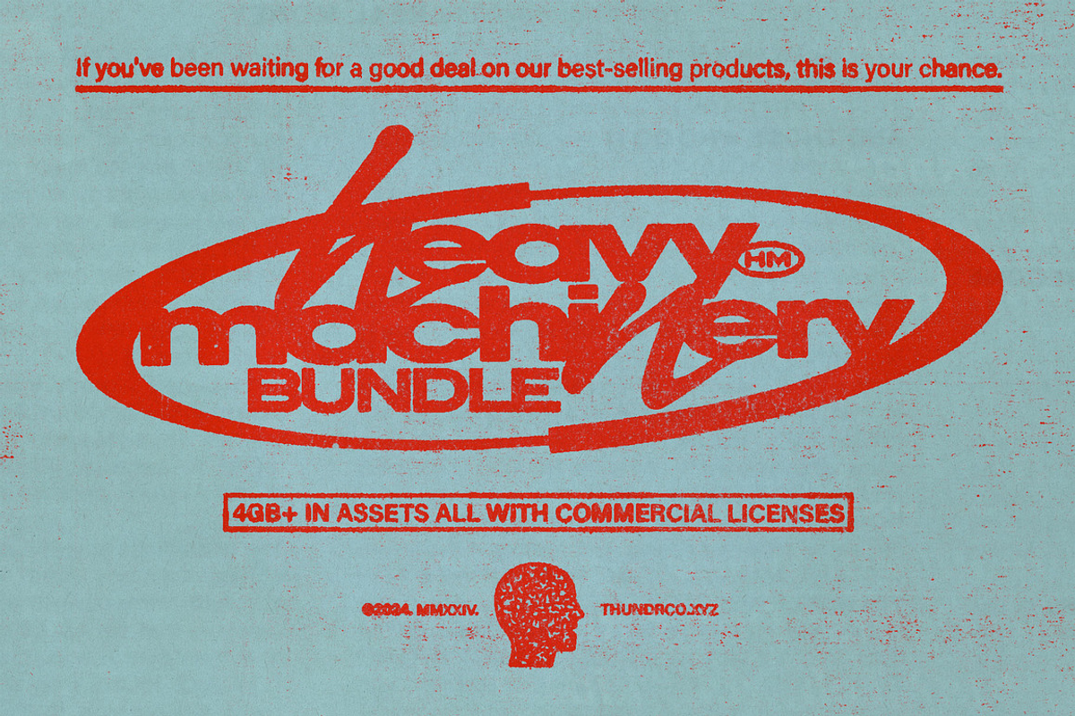 Heavy Machinery Bundle x Thundr Co, a Layer Style Add-On by Thundr Co. (Photo 1 of 9)