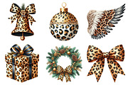 Watercolor Leopard Print Christmas, an Illustration by Daily.Designs (Thumbnail 4 of 5)