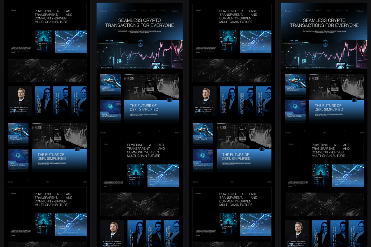 Figma Web3 DeFi Landing Page Templat, a Landing Page Template by Musara (Photo 4 of 6)