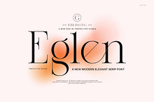 Eglen Elegant Serif Font