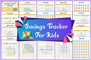 Printable Savings Planner For Kids, a Stationery Template by Shumaya (Thumbnail 1 of 5)