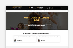 Hair Salon WordPress Theme