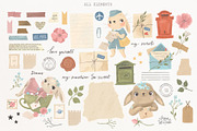 Postage elements. Collage elements., an Animal Illustration by Lesya Skripak (Thumbnail 5 of 6)