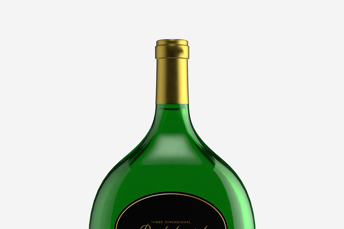 Bocksbeutel Wine Bottle 3D model, a Food & Drink 3D Model by ashleycam3ron (Photo 3 of 5)