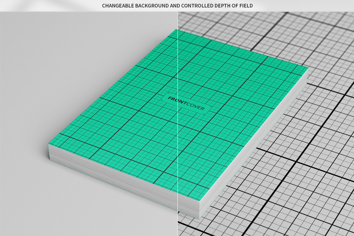 Softcover Book Mock-Up, a Print Template by MassDream (Photo 9 of 10)