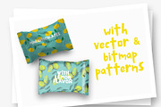 Lemon Seamless Vector Patterns Pack, a Pattern Graphic by Greek fonts by nantia.co (Thumbnail 7 of 8)